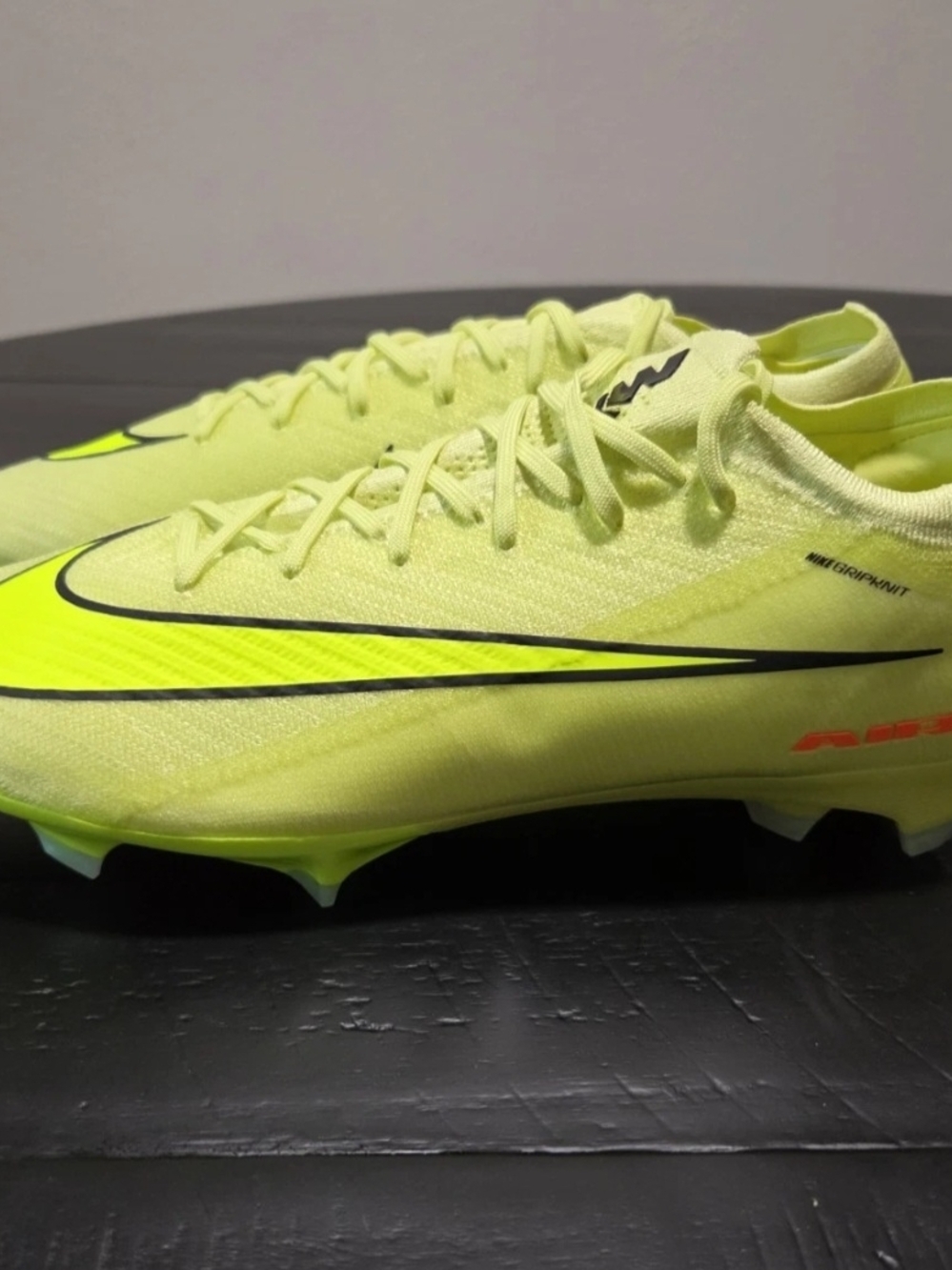Nike Men’s Soccer Cleats in Bright Volt with Black Swoosh